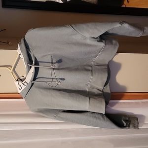 Grey Nike pullover hoodie, size Med